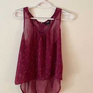 Ecko Floral Tank Blouse